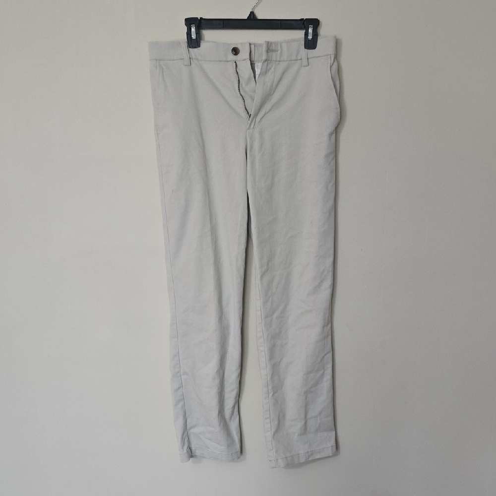 St. John's Bay Light Gray Straight-Leg Chinos
